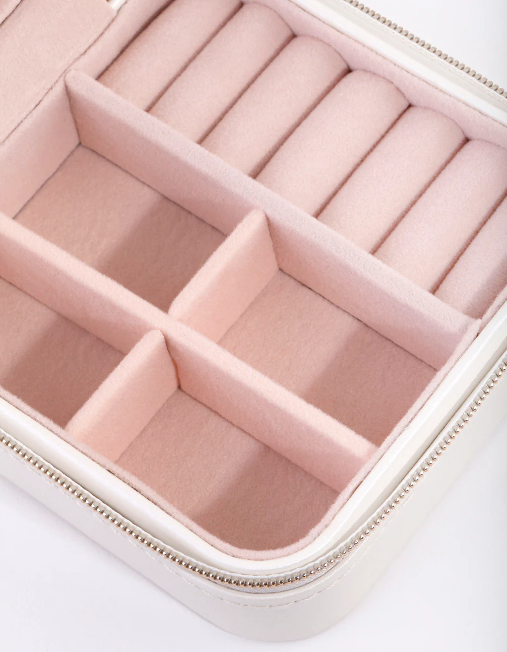 Cream Square Jewellery Box - Image 3